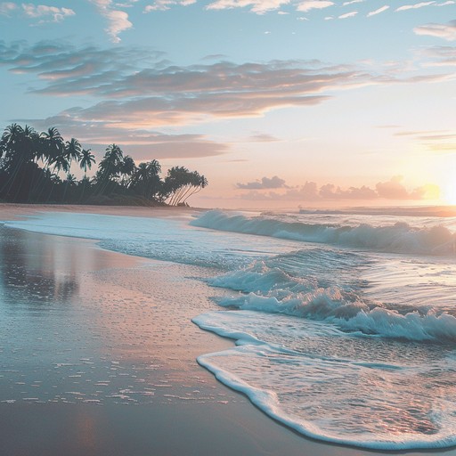 A soothing, melodic dance pop track with gentle beats and breezy synths, perfect for unwinding during a tropical beach sunset. The relaxed tempo and mellow vibes create a dreamy, laid back atmosphere, making it an ideal backdrop for summer evenings.