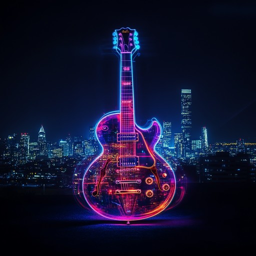 An energetic instrumental piece that combines pulsing dance beats with dynamic rock guitar riffs, delivering an exciting and uplifting musical experience.