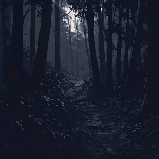 This piece intertwines ethereal and haunting soundscapes with gritty, raw acoustic guitar, drawing listeners into an eerie woodland far removed from civilization. The acoustic guitar's somber strumming and occasional eerie plucks paint a vivid picture of a midnight forest filled with ancient secrets and ghostly whispers. Dark, mysterious, and steeped in folklore, this composition blends the rawness of traditional folk with an undercurrent of dark, almost gothic atmospheres, perfect for those seeking to lose themselves in nature's enigmatic embrace