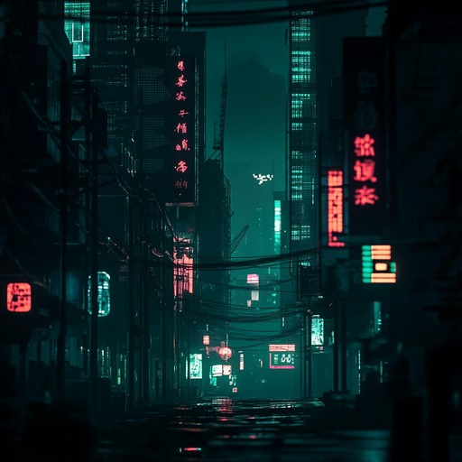 Immerse yourself in an eerie, neon lit metropolis where haunting synths weave through the shadows, creating an atmosphere of suspense and mystery. Pulsing beats drive the track forward, blending elements of electropop with sinister undertones. Perfect for a thrilling, dystopian experience.