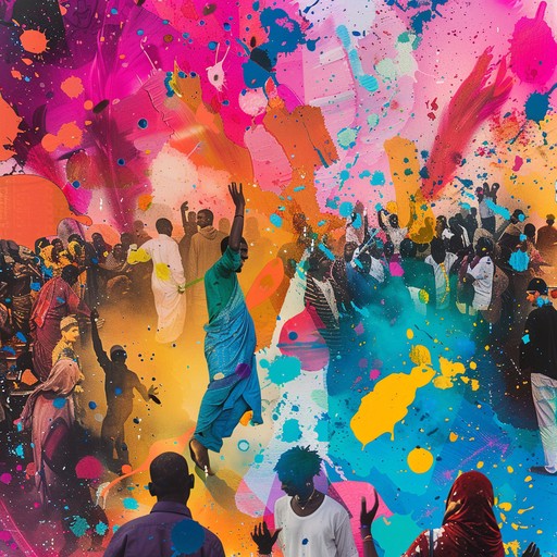 A vibrant and energetic piece embracing various global ethnic sounds, perfect for celebrating cultural diversity. Incorporates traditional instruments, lively beats, and dynamic shifts, providing a festive atmosphere. Uplifting and rhythmic, this track captures the essence of international celebrations, invoking a sense of unity and joyous revelry.