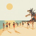 uplifting bossa nova capturing summer beach excitement vibes