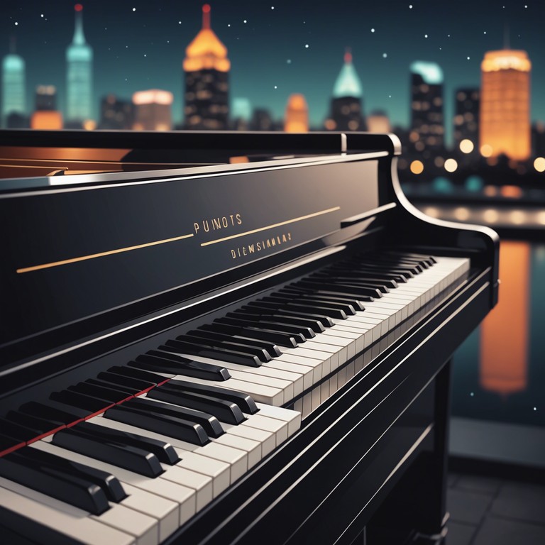 A solo piano delves into the essence of city life, drawing out the whispers and secrets that hide in the shadows on streets that never sleep. This evocative piece is both a celebration and a contemplation of urban existence, wrapped in the profound beauty of nocturnal stillness.