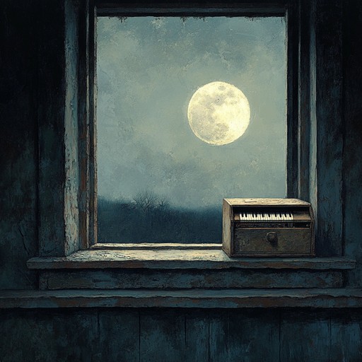 An instrumental melody played on a musicbox, capturing the sadness of a forgotten lullaby echoing through time and space, invoking deep emotions of loss and nostalgia.