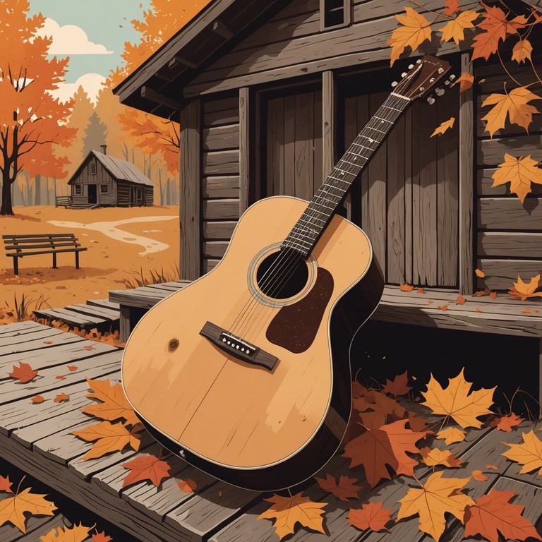 An instrumental track that uses soft acoustic guitar notes to mirror the tranquility of an undisturbed field bathed in the warm glow of a setting sun.