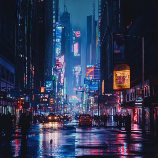 Capturing the pulse of a vibrant city at night, this track features groovy urban beats complemented by minimalist synthetic riffs, creating an atmosphere that is both laid back and stimulating. It’s a musical journey through neon lit streets, chic lounges, and underground clubs.