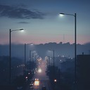 soft rhythms provide a serene night time cityscape soundtrack.