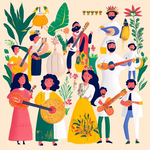 A vibrant celebration of worldwide festivals, merging traditional instruments and rhythms. From african djembes to asian gongs, this piece invites global unity and joy through music. Perfect for creating a festive atmosphere.