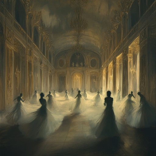 A chilling waltz set in a desolate, haunted ballroom at midnight. The ghostly piano echoes through the cold air, creating a spectral dance of spirits and shadows. The piece carries a creeping yet elegant rhythm that chills to the bone.