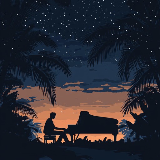 An evocative instrumental salsa piece that blends soulful piano melodies with rhythmic percussion, capturing the contemplative mood of reminiscing under the stars in a quiet tropical night.