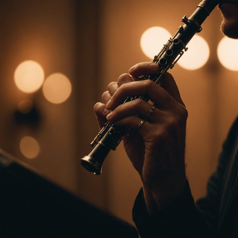 Dive into a sophisticated rendition of klezmer music blending its deeply rooted traditional tunes with a touch of modern elegance. This piece uses the clarinet's soul stirring timbres to evoke an immersive emotional experience.