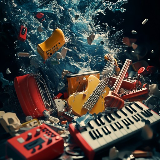 A high energy, instrumental track where toy pianos, xylophones, and electronic beats collide to create an intense and chaotic soundscape, embodying the frustration and rebellion of discarded toys.