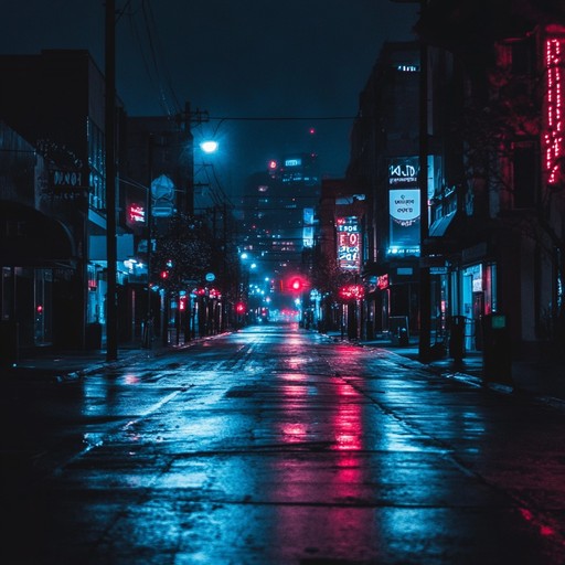 An instrumental trap track that captures the eerie stillness of a deserted metropolis at night, blending deep bass lines with haunting melodies to evoke a sense of unease and contemplation.