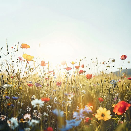 Relive the serene joy of a sunlit morning in a beautiful meadow with this light and cheerful tune. Picture the vibrant flowers, gentle breeze, and the sound of nature waking up, while the melody inspires a sense of happiness and peace.