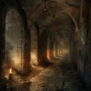 deep, eerie drones with unsettling atmospheric textures, dark ambiance