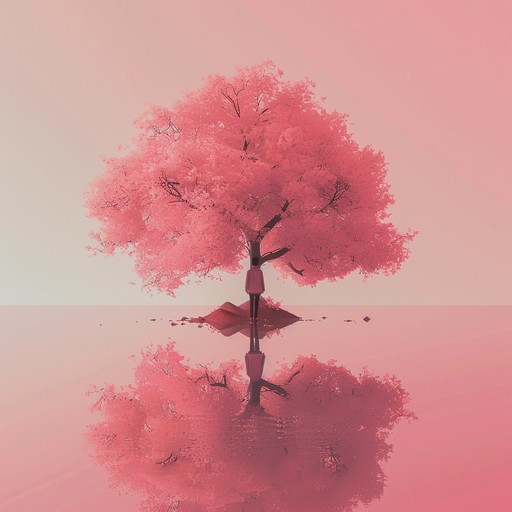 This track encapsulates the ephemeral beauty of cherry blossoms at peak bloom, merging soft electronic elements with traditional japanese instruments. The piece should paint a vivid soundscape that feels both nostalgic and distinctly modern, appealing to a broad jpop audience, with subtle rhythmic variations and a flow that mimics the gentle fall of sakura petals,
