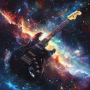 euphoric dance beats with cosmic guitar riffs