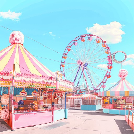 Escape into a world of playful melodies wrapped in light hearted, bouncy rhythms. This track features cheerful xylophone tunes that evoke the joy of carnival rides and the sweetness of cotton candy, perfect for lifting spirits and adding a touch of whimsy to any day.