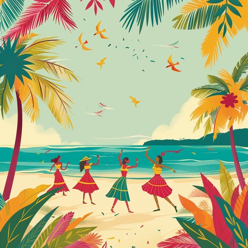 Feel the energy of a sunset beach dance party with a radiant, rhythmic mambo melody. This vibrant track invites you to sway and celebrate under the colorful skies, perfectly capturing the spirit of summertime joy and festive gatherings.