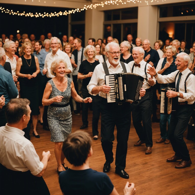 This energetic polka track blends traditional dance rhythms with a modern, groovy twist to create a lively atmosphere perfect for festive gatherings and celebratory events. Featuring the prominent sounds of the accordion, the song injects contemporary vibes into the classic polka rhythm, making it ideal for both traditional enthusiasts and modern party goers.