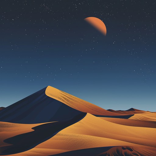 Experience a captivating instrumental voyage through the moonlit desert. The track intertwines the mystical echoes of an oud with ambient soundscapes, painting a vividly emotional journey under the starry sky. A perfect blend of middle eastern melody and atmospheric depth that creates an intimate yet expansive listening experience.