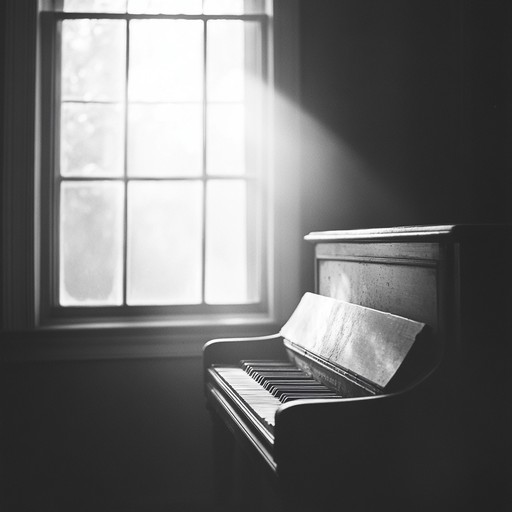 In this poignant piece, soft piano melodies flow like light rain in an ancient, lonely city, each note recalling forgotten stories and delicate emotions of past times.