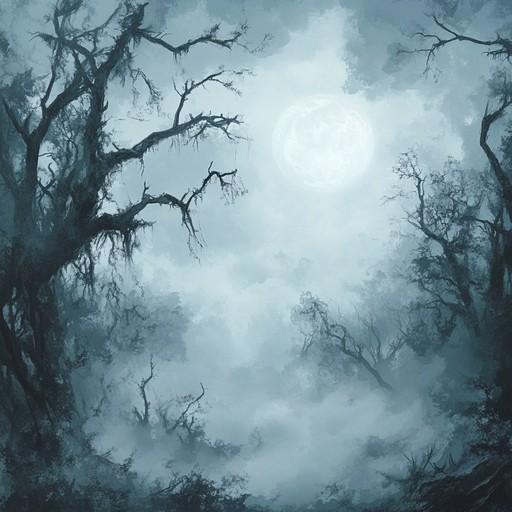 A captivating instrumental piece filled with ominous organ sounds and deep, echoing drums. The composition gradually builds, weaving eerie, minor key harmonics with dense atmospheric textures. This track feels like a journey through an ancient, haunted forest, illuminated only by the ghostly glow of the moon. Perfect for invoking a sense of dread, loss, and forgotten times.