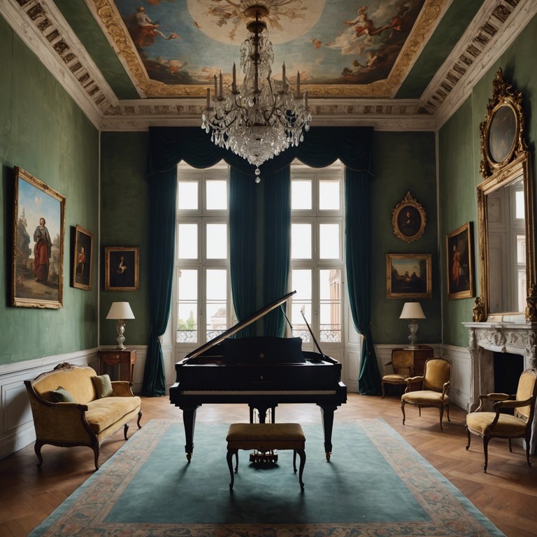 An elaborately crafted harpsichord solo that delves deep into the aesthetics of baroque music, mirroring the architectural magnificence and historic opulence of venice. The composition reflects a dance of light and shadow, embodying the city’s rich tapestry of history.