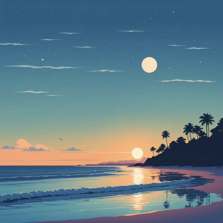 Imagine drifting into a state of calm, surrounded by the soft harmony of the electric piano, blending seamlessly with the tranquil sounds of a summer's night. This melody guides you into a peaceful state, ideal for meditation or slow, relaxed activities.