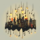 a bold orchestral piece capturing city's modern essence