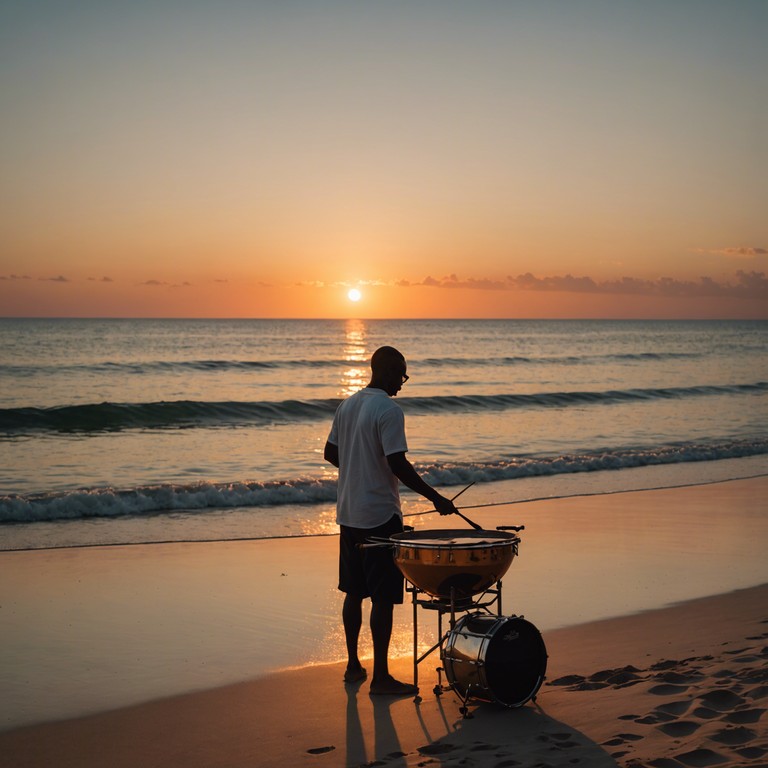 Relive the warmth and joy of a perfect summer day with a rhythmic rumba melody played on the steelpan, creating a relaxed and joyful atmosphere perfect for unwinding.