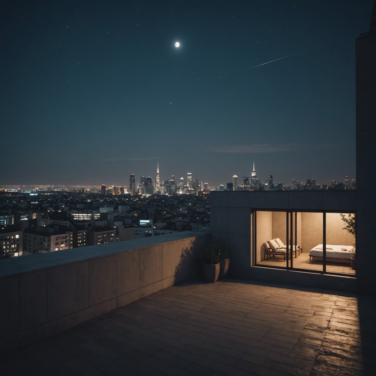 Delve deeper into the heart of the city at night, where the quiet moments provide a sharp contrast to the daytime's energy, expressed through a captivating electric piano melody that echoes off empty streets.