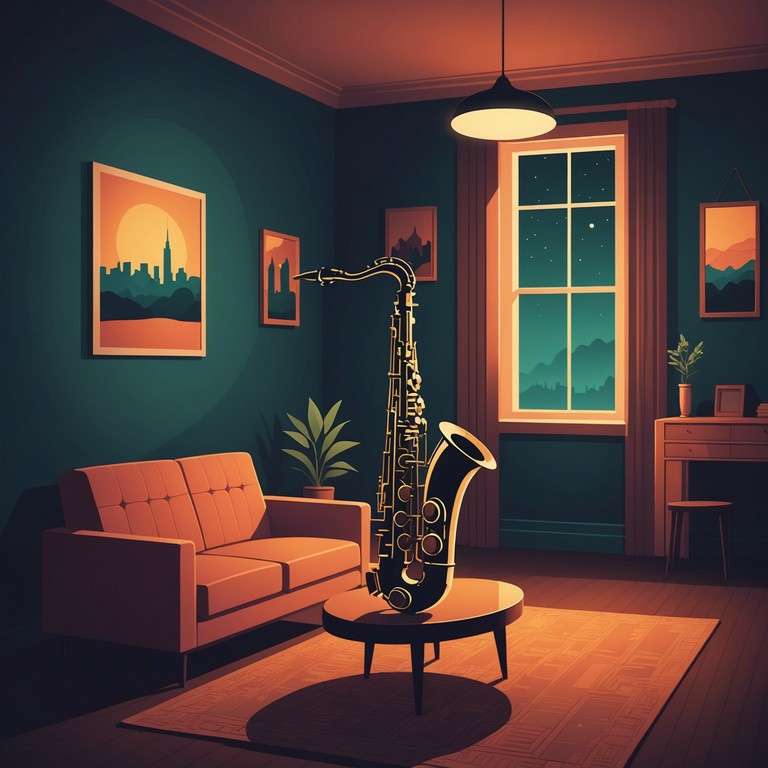 As if pulling memories from the very walls of the lounge, this instrumental piece, led by a soulful saxophone, captivates with its ability to tell stories without words. The listener is enveloped in a world where each note brings to life tales of lost times, wrapped in a cloak of melody and intrigue.