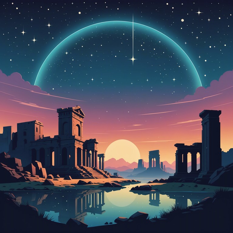 In mystic echoes of utopia, traditional world ethnic instruments blend seamlessly with futuristic electronic sounds to create an immersive, otherworldly auditory experience. This track embodies the spirit of ancient civilizations while projecting a visionary, utopian future where cultures transcend time and space.