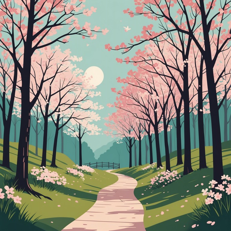 An instrumental track that evokes the seasonal cycle of cherry blossoms starting from the first bud to when the last petal falls, reflecting on the passage of time with a bittersweet undertone. The koto’s strings delicately interpret the melancholic yet beautiful transient phases of nature and human emotions intertwined.