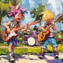 upbeat punk rock for rebellious and fun loving children