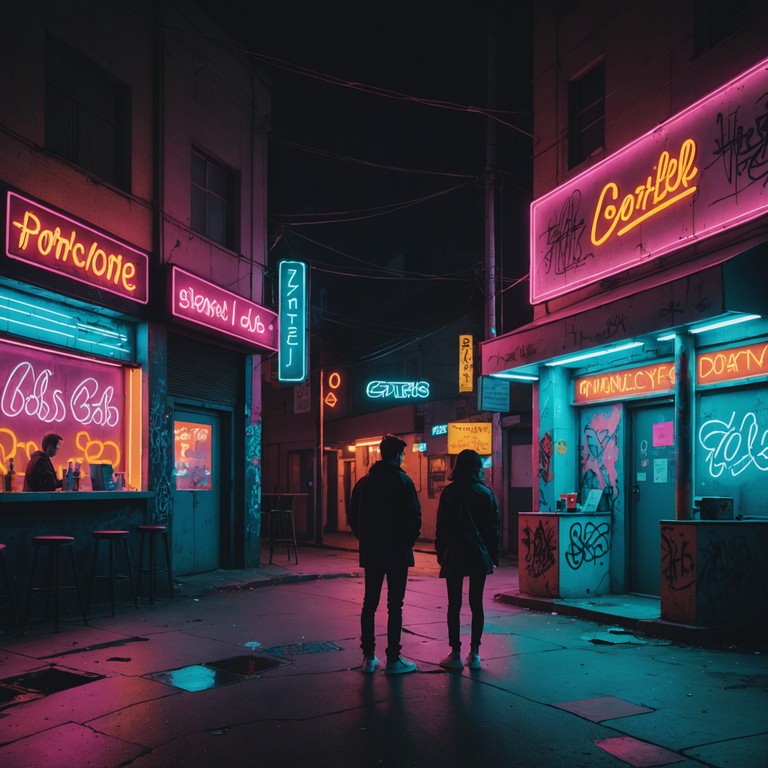 This composition captures the essence of urban romance against the backdrop of a high energy punk scene. The electric guitar carries a dual narrative of tender emotions and an unyielding, fierce spirit. It's a sonic journey through the excitement and complexities of finding love in a dynamic city atmosphere.