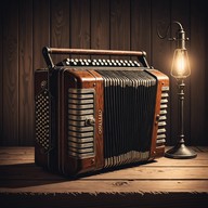 dark accordion echoes in ghostly whispers