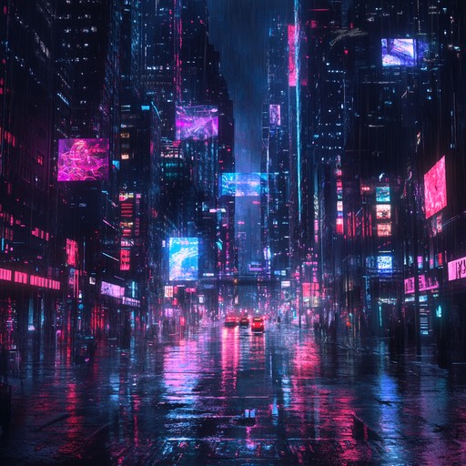 A captivating blend of futuristic melancholia and pulsating rhythms, capturing the essence of neon lit dystopias. The melancholic synth melodies weave through intricate electronic soundscapes, painting a picture of lost dreams and broken promises in a high tech world. The driving basslines keep the energy up, juxtaposed with the emotional weight of the piece.