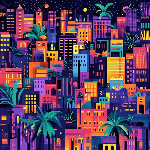 Immerse yourself in a psychedelic instrumental afrobeat track that fuses traditional african percussion with trippy synth layers, creating a hypnotic sonic journey through the vibrant streets of lagos at night.