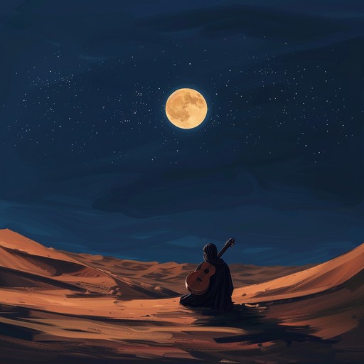 A captivating and melancholic instrumental track that transports listeners to the mystical deserts of the middle east. The soulful oud melodies combined with soft rhythmic percussion evoke a sense of nostalgia and deep reflection. Ideal for creating a serene yet somber atmosphere.