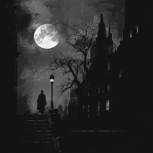 An immersive instrumental that blends haunting melodies and intense rhythms. Drawing from gothic traditions, it evokes a stormy night filled with mystery and suspense. The rich, dark textures meld orchestral elements with deep, pulsating beats, creating a powerful aural experience.