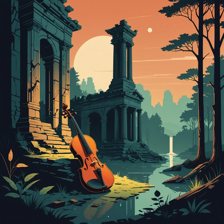 Crafted to pull at the heartstrings, this piece features a solo violin playing a hauntingly beautiful melody over a soft orchestral backdrop, perfectly suited for reflective moments or a subdued, emotional scene in film or theatre.