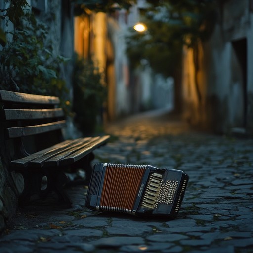 A deeply emotional klezmer composition filled with soulful clarinet and sorrowful violin, offering a musical journey through the landscapes of loss and longing. It beautifully intertwines traditional jewish melodies with a modern touch, expressing a profound sense of nostalgia and heartache.