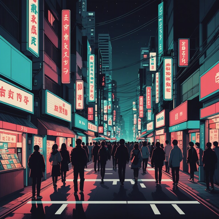 This track captures the energy and vibrancy of youthful nights in tokyo with its engaging melodies and pulsating beats. It's designed to make the listener feel like they're wandering through the dazzling streets of shibuya, energized and mesmerized by the city lights.