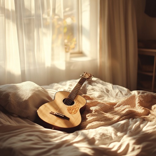 Bright and uplifting, this instrumental captures the joy of waking up in a sunlit bedroom. The melody, infused with acoustic guitar, sets a serene yet lively tone to start the day feeling great.