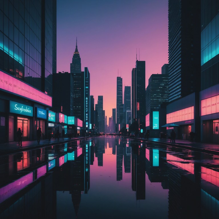 A composition that channels the vivid essence of the 80s, eternal neon dreamscape utilizes rich synthesizer textures and an expansive electronic arrangement to evoke the feeling of a nostalgic yet futuristic journey. The track weaves through timbres and effects characteristic of the era, making listeners reminisce a time when digital landscapes and neon lights captured everyone's imagination.