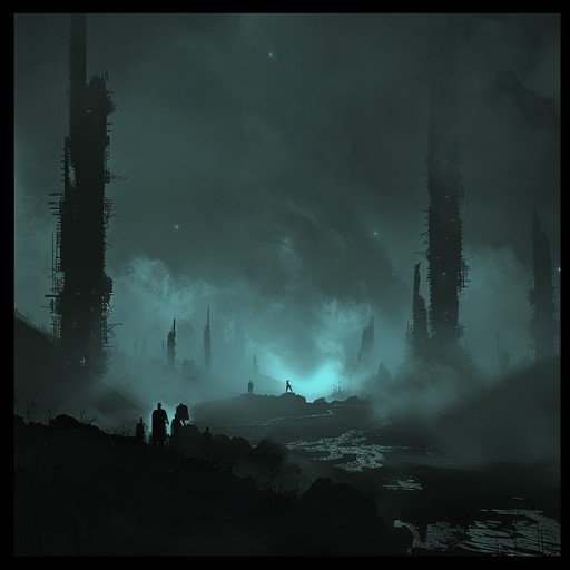 Dive into an auditory journey through a dark, haunted soundscape, combining fast paced drum n bass rhythms with eerie synthesizers and ghostly sound effects. This track evokes a sense of foreboding, perfect for setting a spine chilling atmosphere.