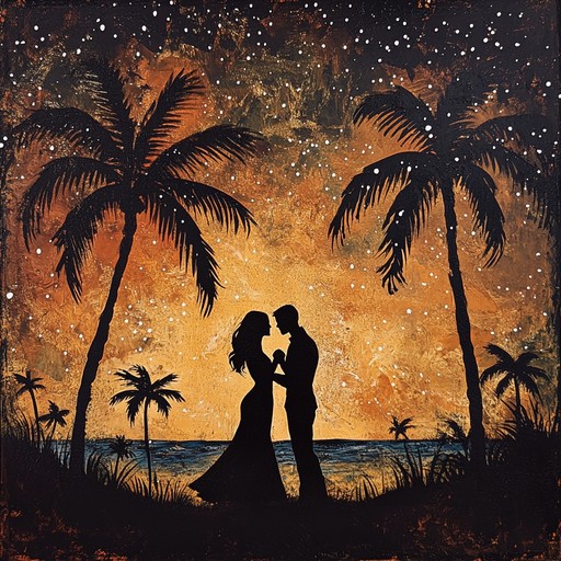 This instrumental piece captures the allure of a sultry rumba, where rhythmic guitars and sensual percussion weave together under the night sky, evoking the intimate dance of two souls drawn together by desire.