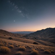 gentle guitar under vast western skies